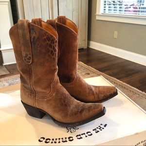 Old Gringo Leopardito Leopard Cowgirl Boots 6